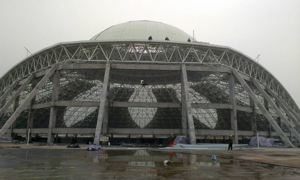 井冈山温泉馆网架工程